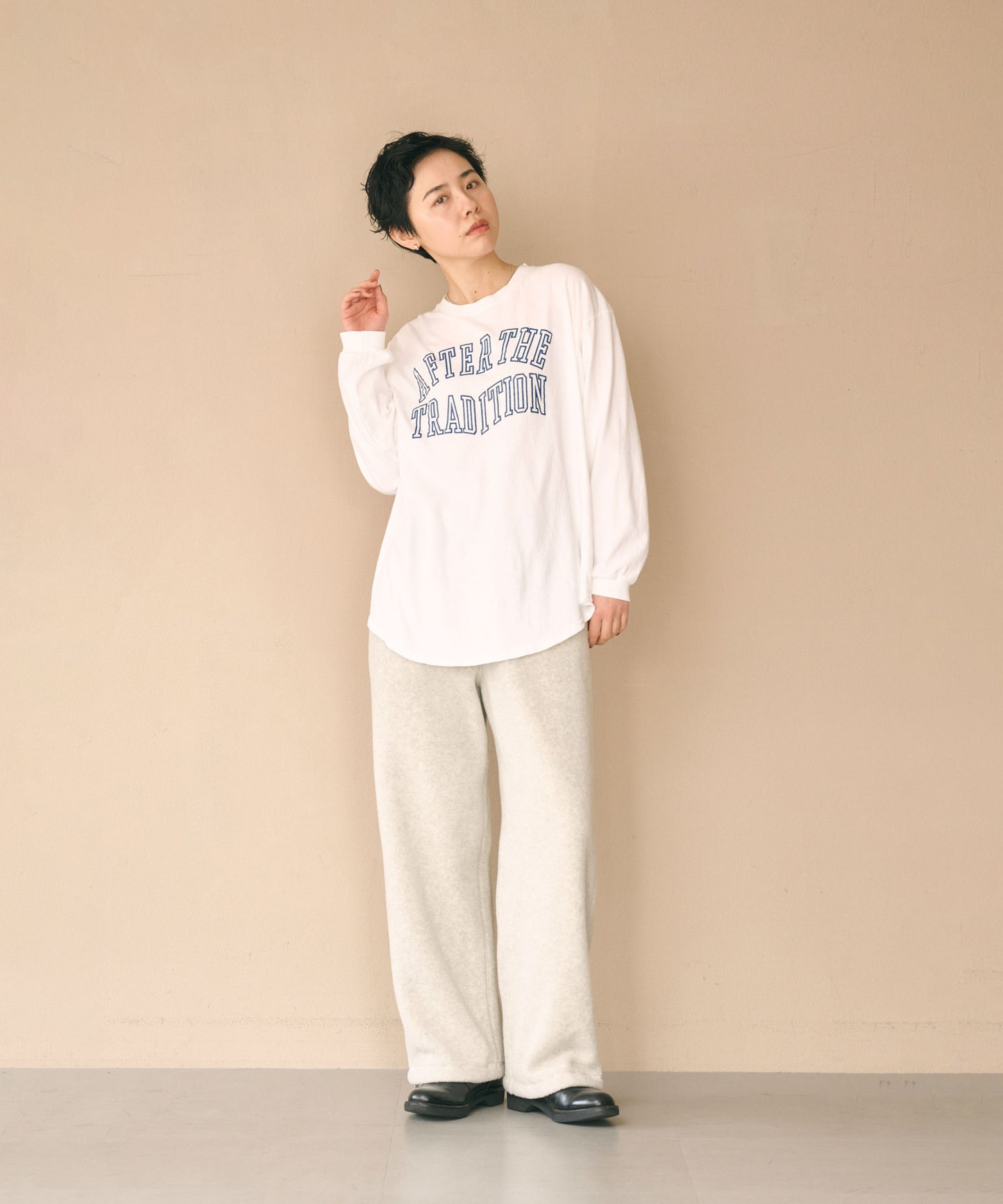 L/S TEE -WARPED COLLEGE- / MIL26FCS3521