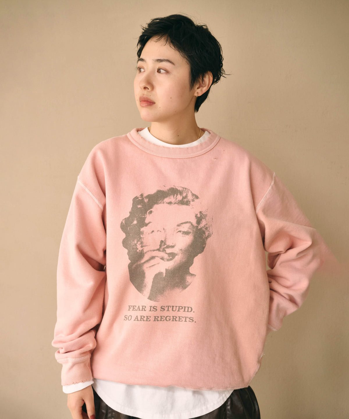 DAMAGE SWEAT SHIRT -My MUSE- / MIL26FCS3522