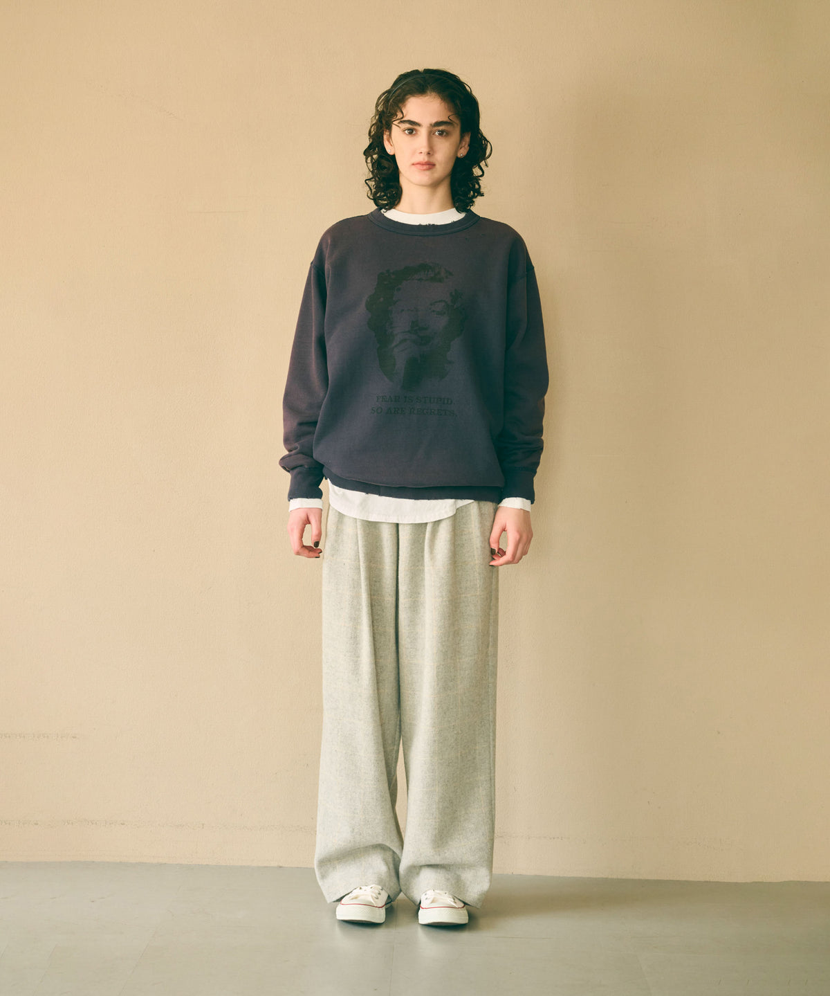 DAMAGE SWEAT SHIRT -My MUSE- / MIL26FCS3522