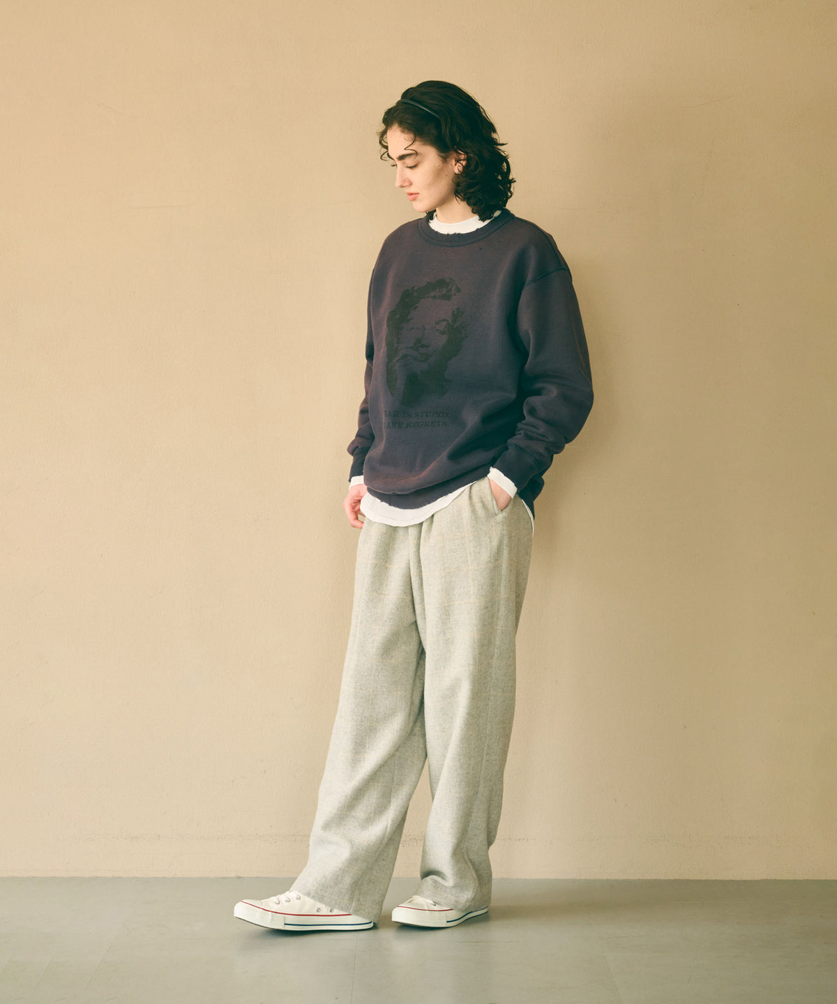 DAMAGE SWEAT SHIRT -My MUSE- / MIL26FCS3522