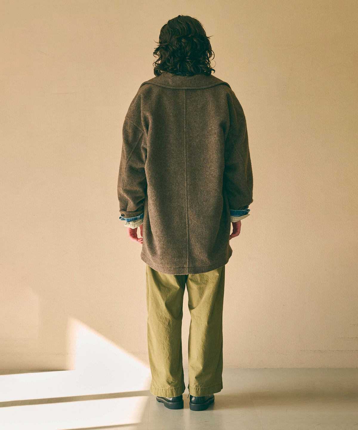 RE-WOOL PEA COAT / MIL26FJK3254