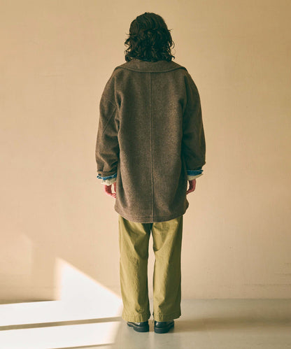 RE-WOOL PEA COAT / MIL26FJK3254
