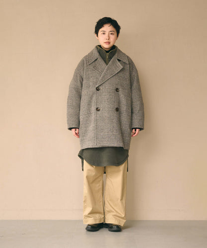 RE-WOOL PEA COAT / MIL26FJK3254