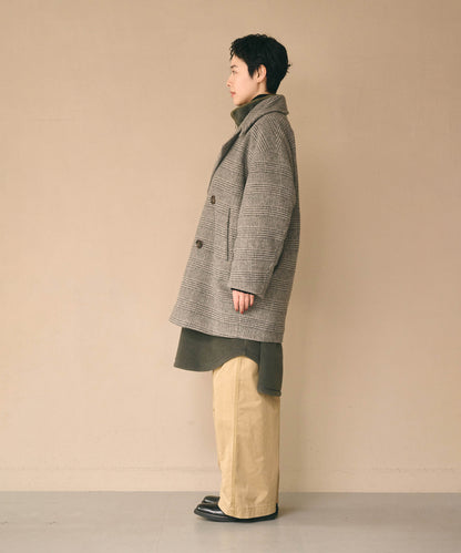 RE-WOOL PEA COAT / MIL26FJK3254