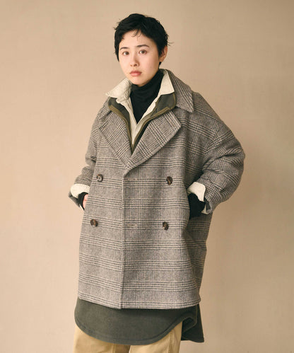 RE-WOOL PEA COAT / MIL26FJK3254