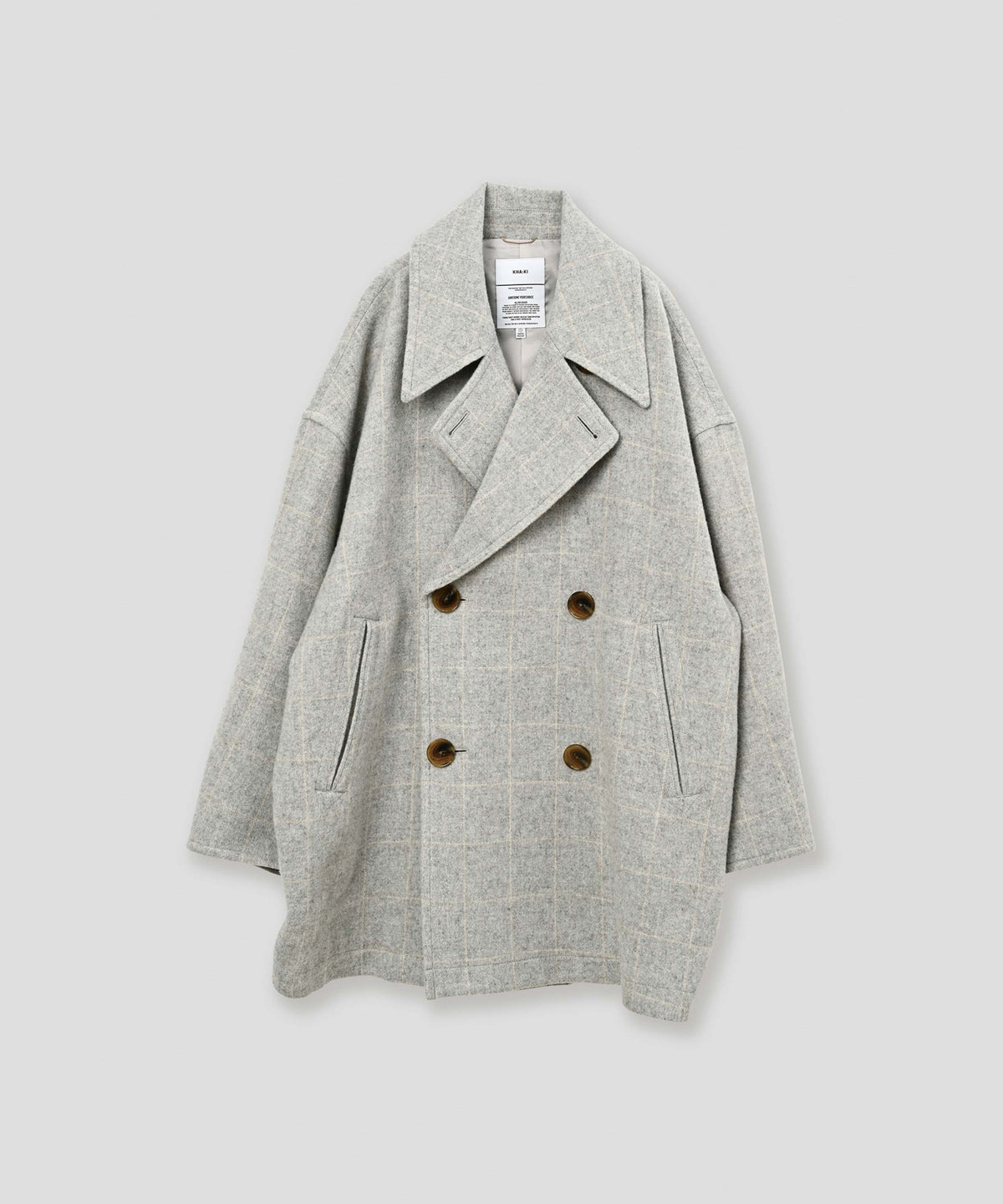 RE-WOOL PEA COAT / MIL26FJK3254