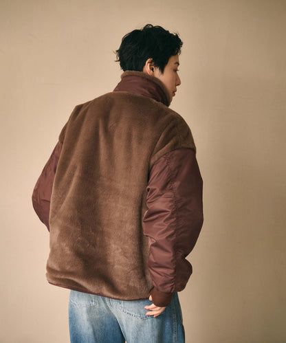 ECO FUR SWITCH JACKET / MIL26FJK3257