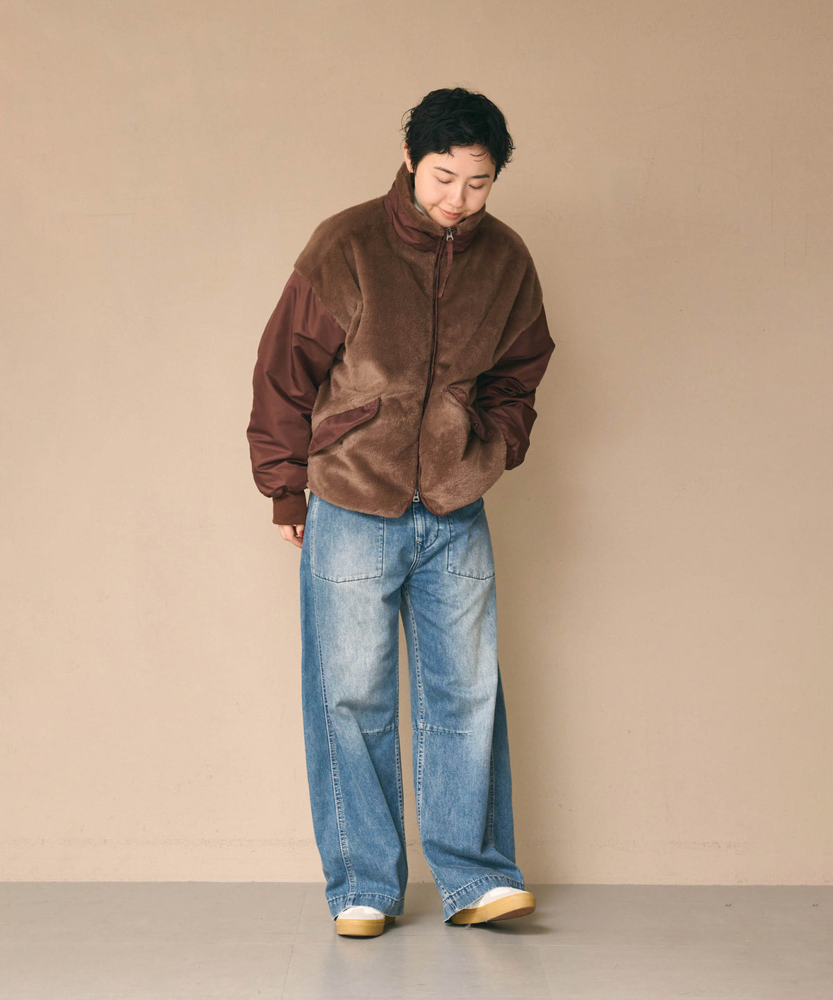 ECO FUR SWITCH JACKET / MIL26FJK3257
