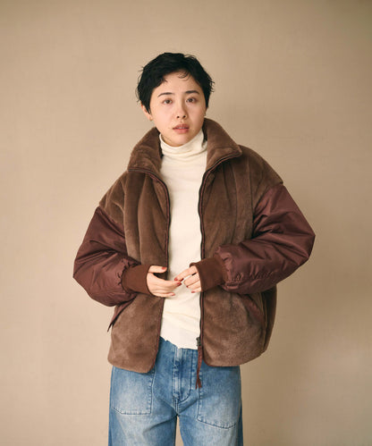 ECO FUR SWITCH JACKET / MIL26FJK3257