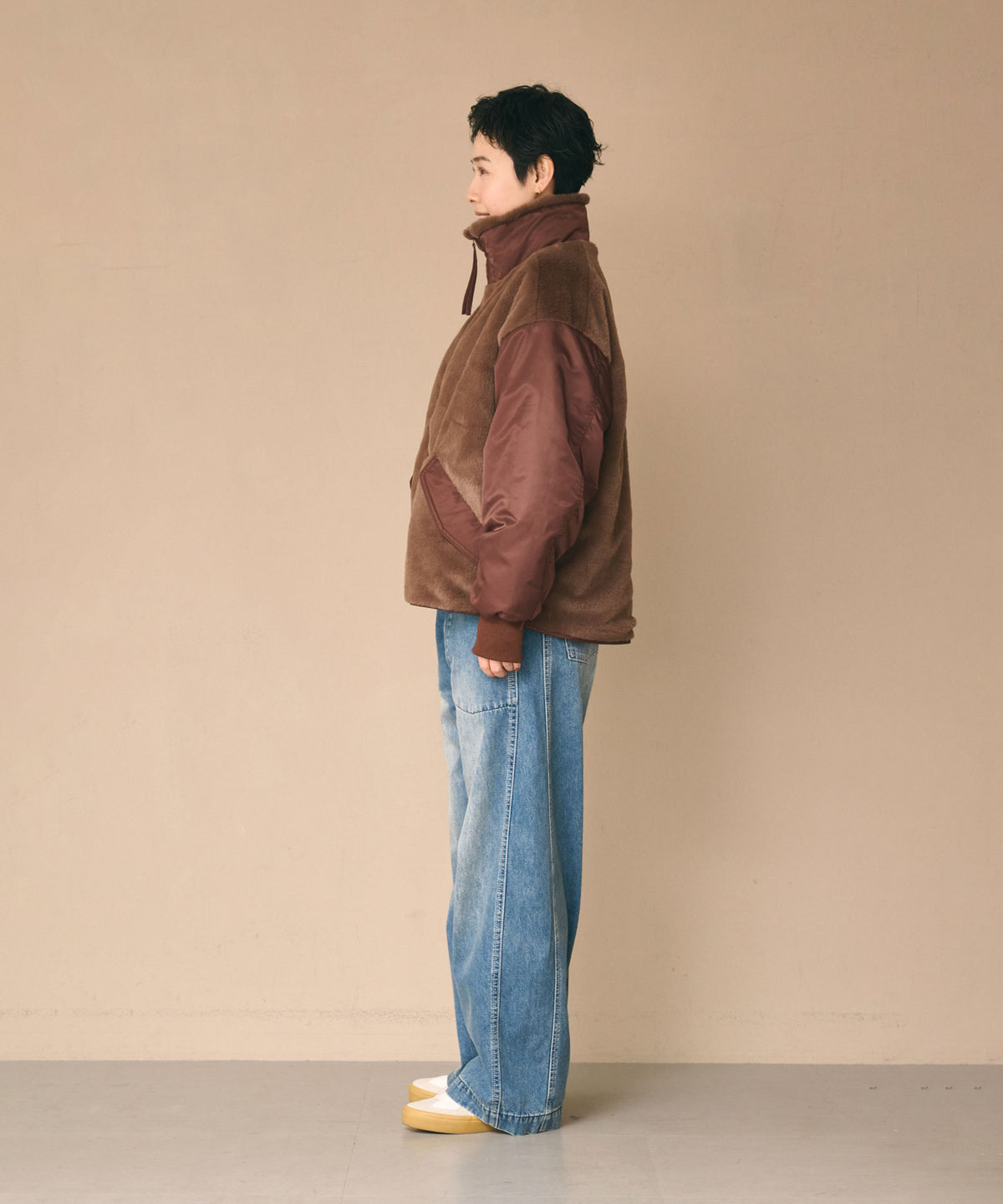 ECO FUR SWITCH JACKET / MIL26FJK3257