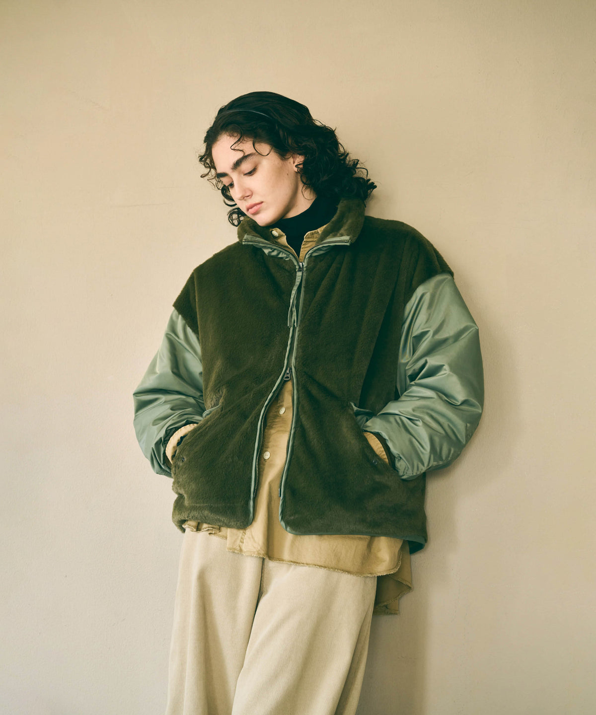 ECO FUR SWITCH JACKET / MIL26FJK3257