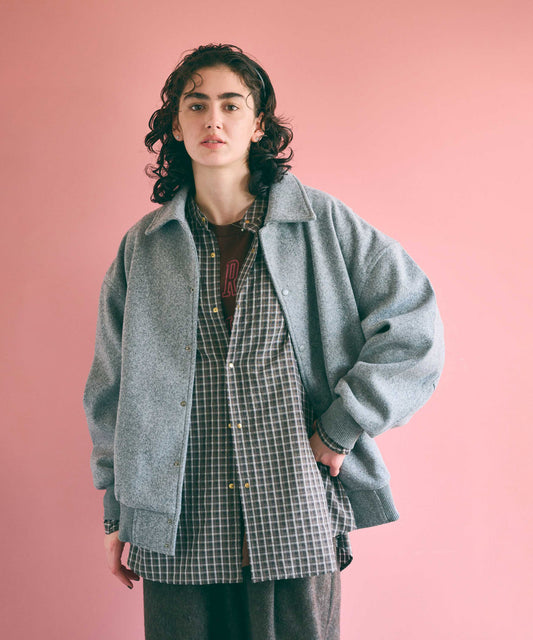 LOOSE VARSITY JACKET / MIL26FJK3260