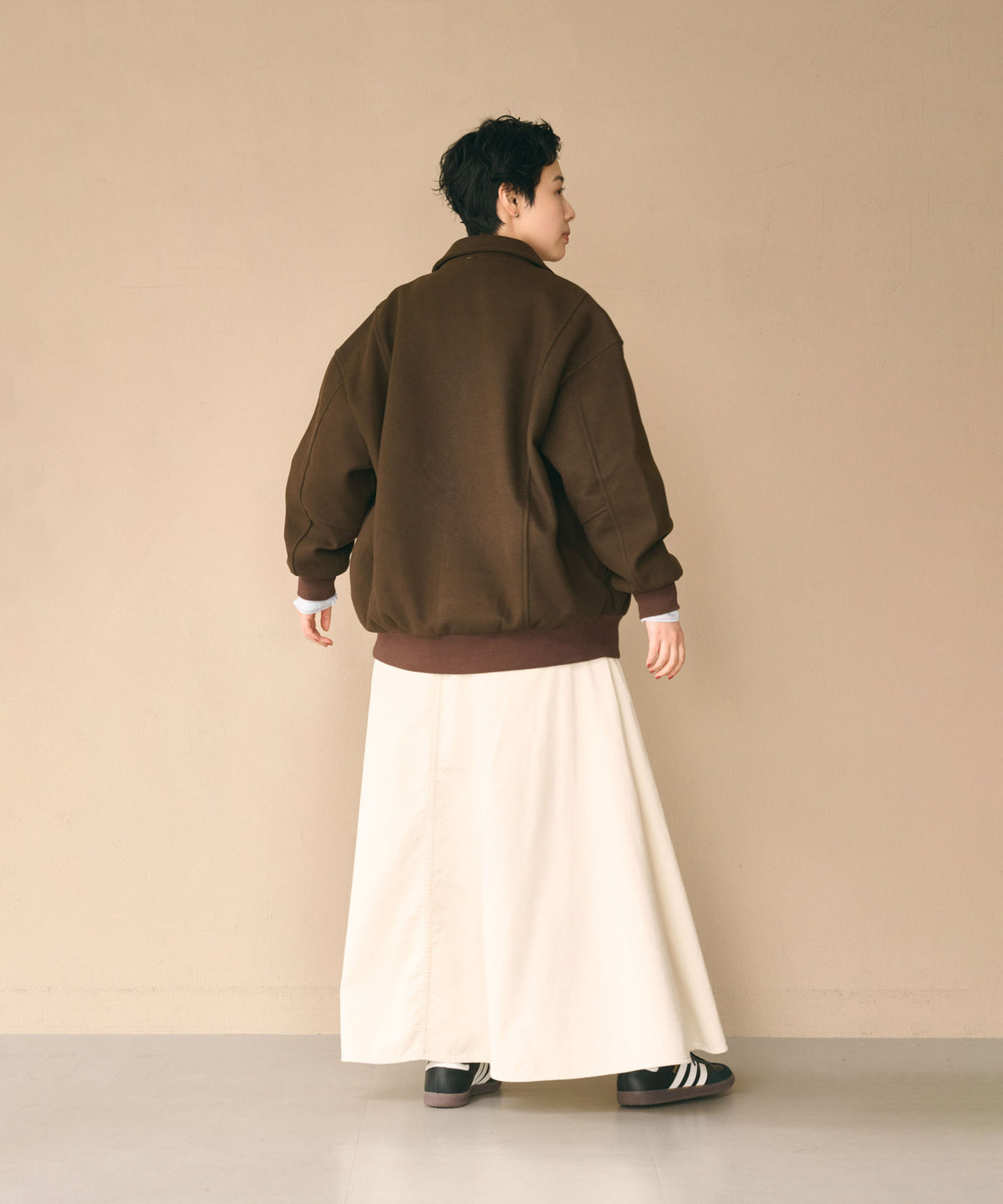 LOOSE VARSITY JACKET / MIL26FJK3260