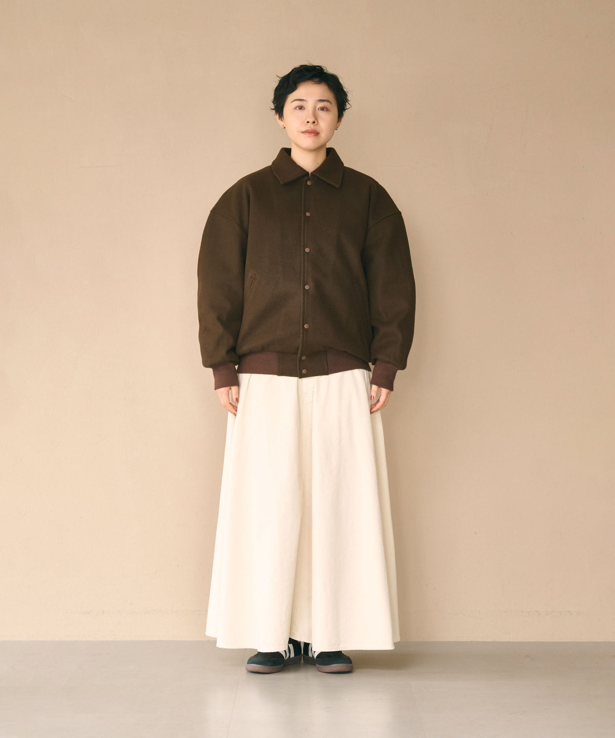 LOOSE VARSITY JACKET / MIL26FJK3260