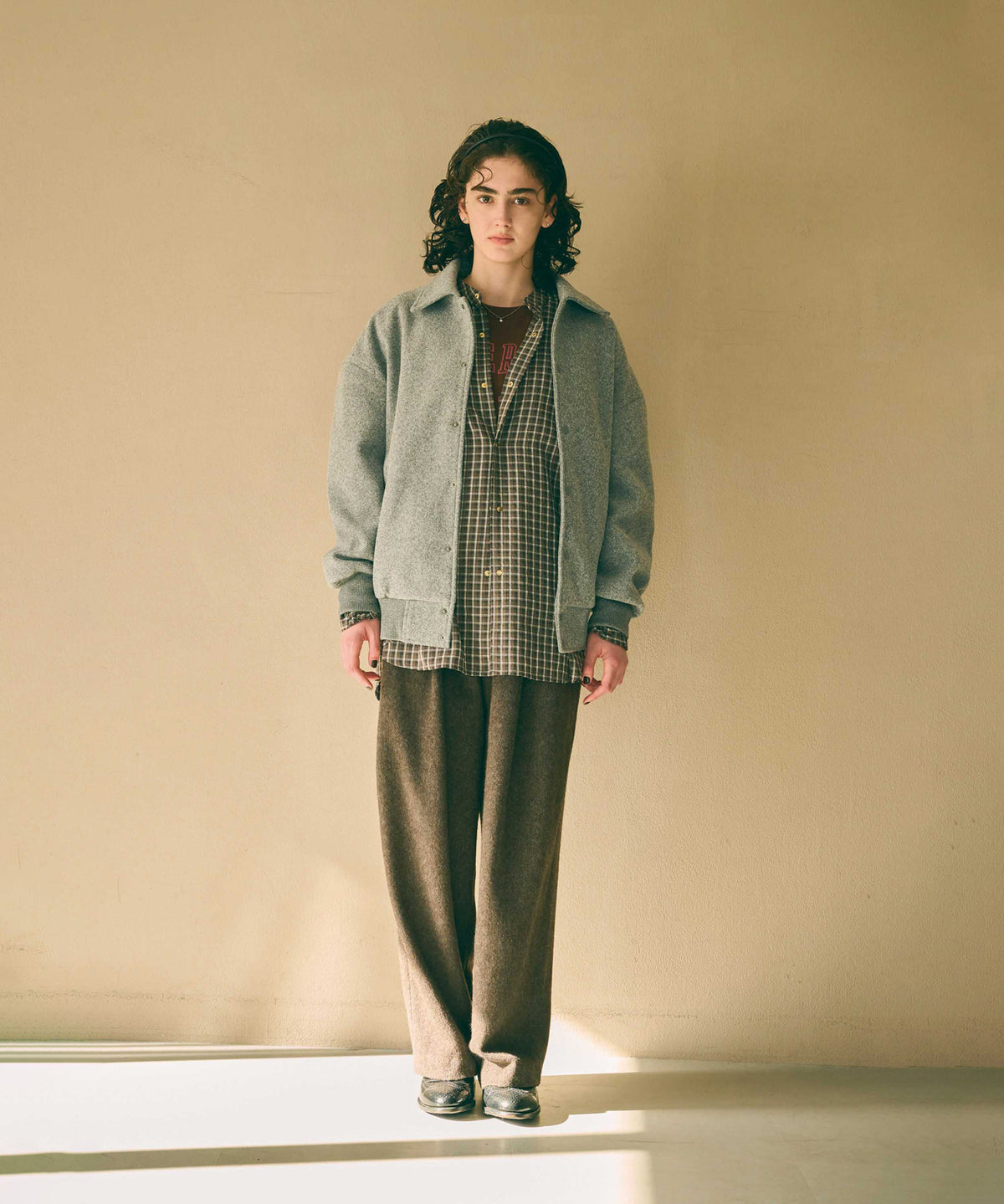 LOOSE VARSITY JACKET / MIL26FJK3260
