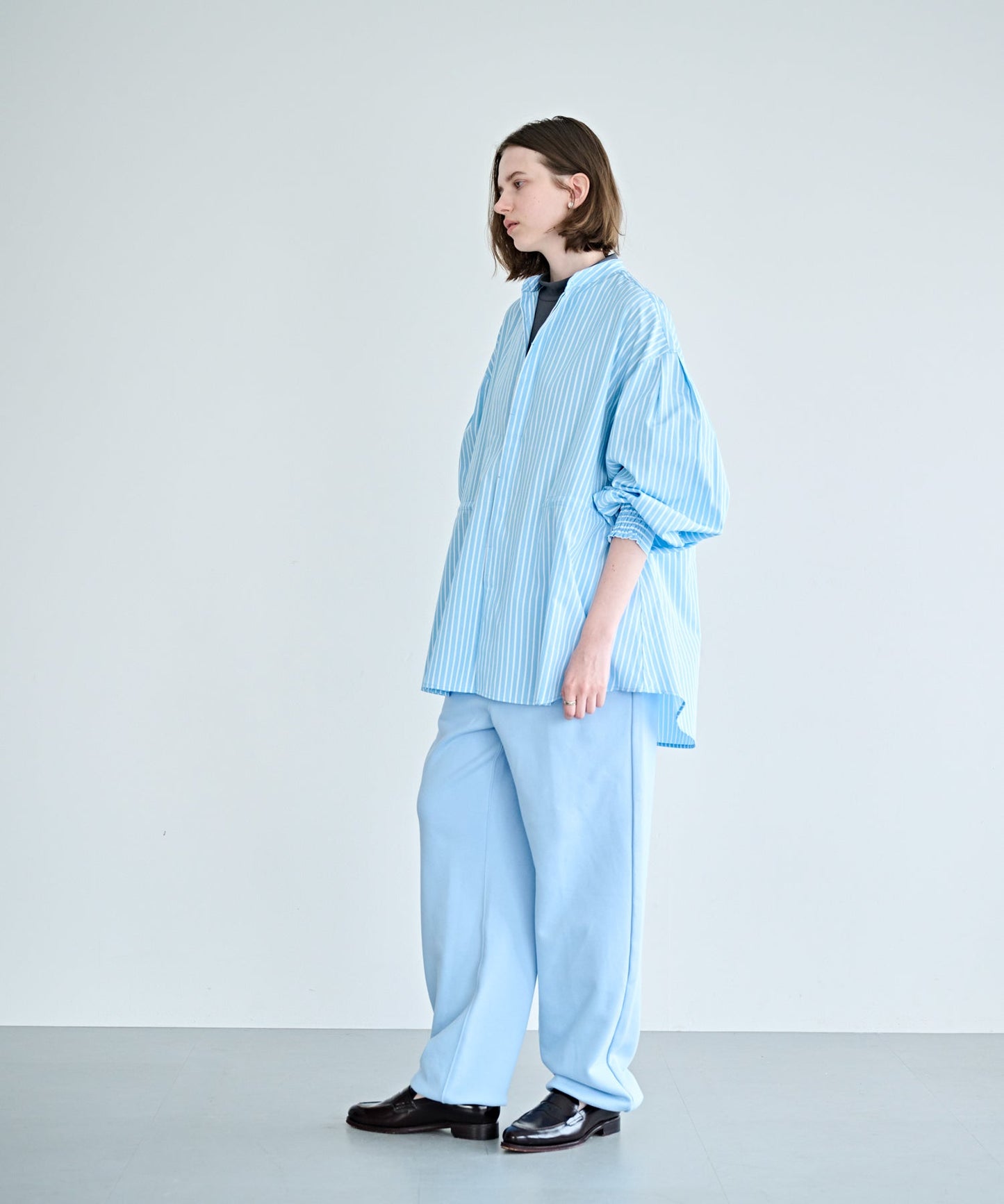 FLY-FRONT VOLUME SHIRTS / MIL26HBL3154