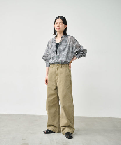 SHEER CHECK OVER SHIRTS / MIL26HBL3157