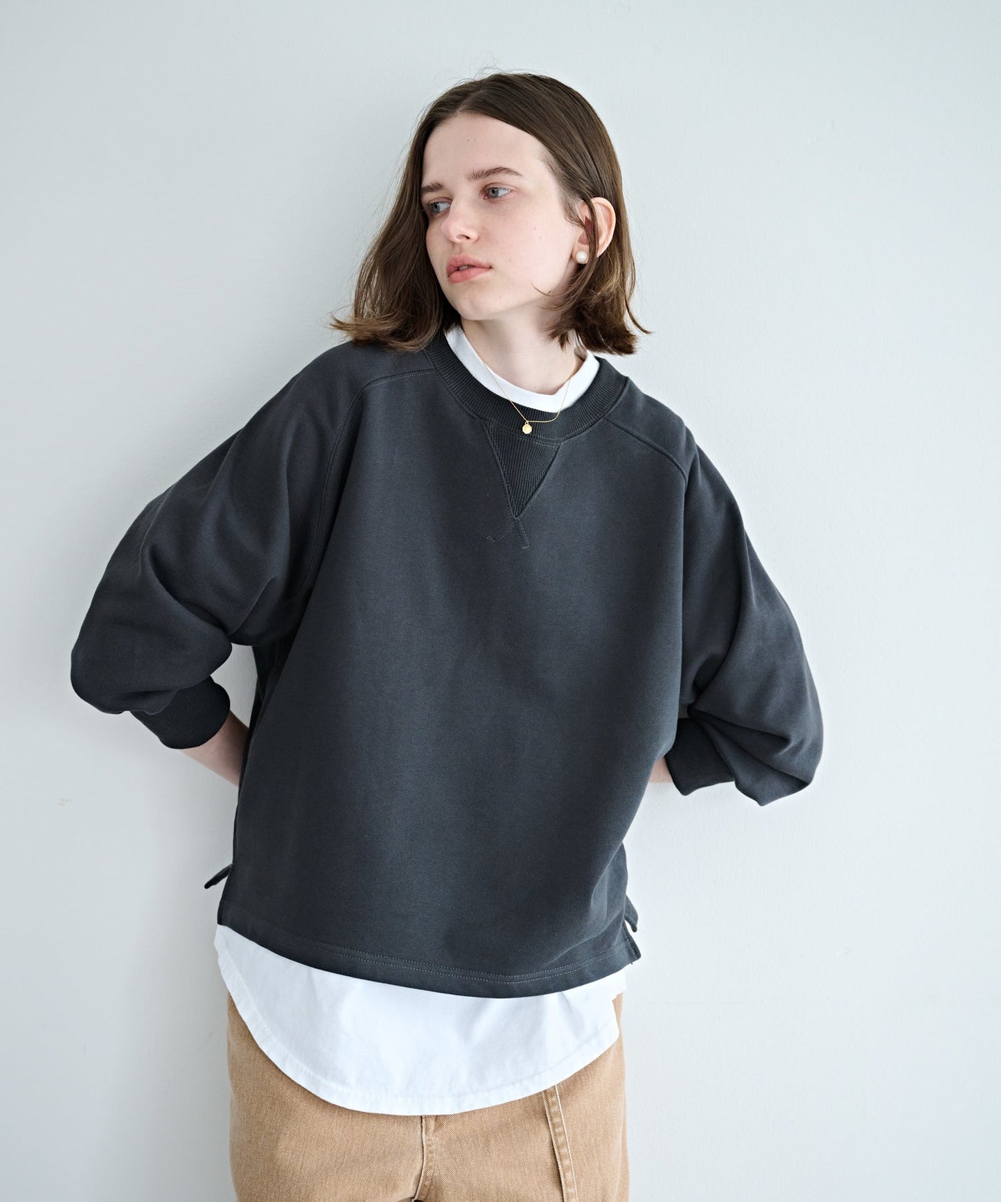 8th SLEEVE SWEAT SHIRTS / MIL26HCS3473