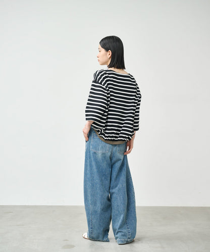 BACK HEM LINE BASQUE SHIRTS / MIL26HCS3477