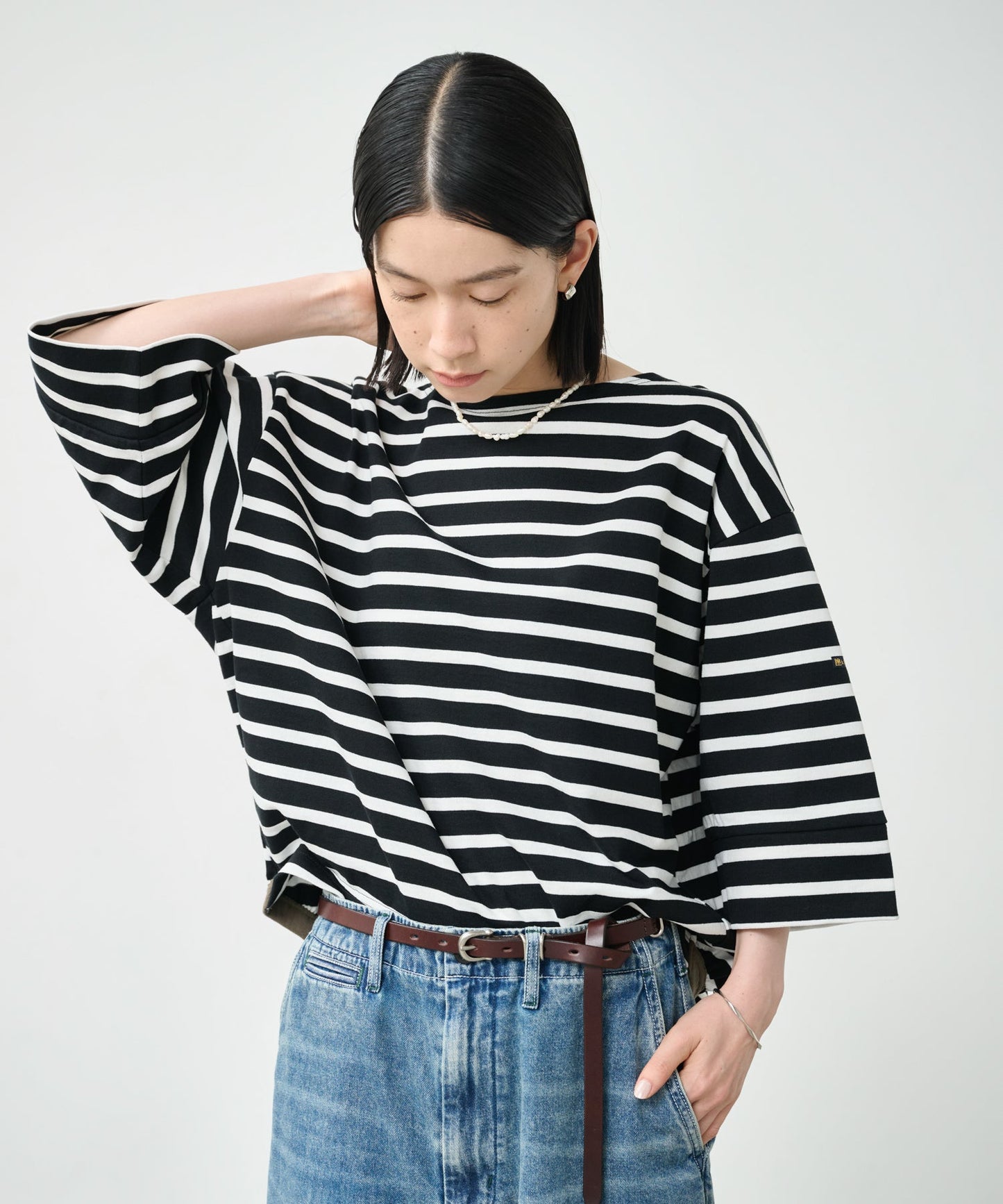 BACK HEM LINE BASQUE SHIRTS / MIL26HCS3477