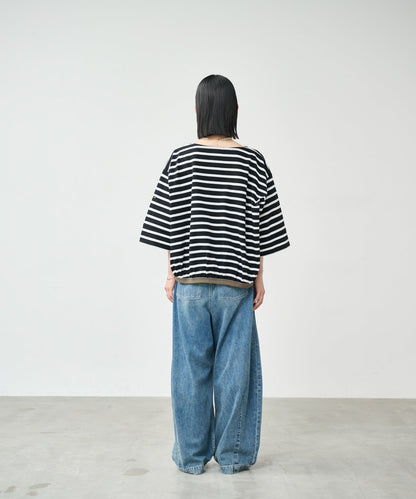 BACK HEM LINE BASQUE SHIRTS / MIL26HCS3477
