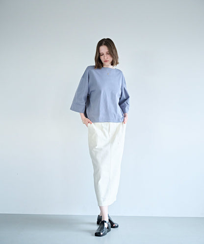 BACK HEM LINE BASQUE SHIRTS / MIL26HCS3477