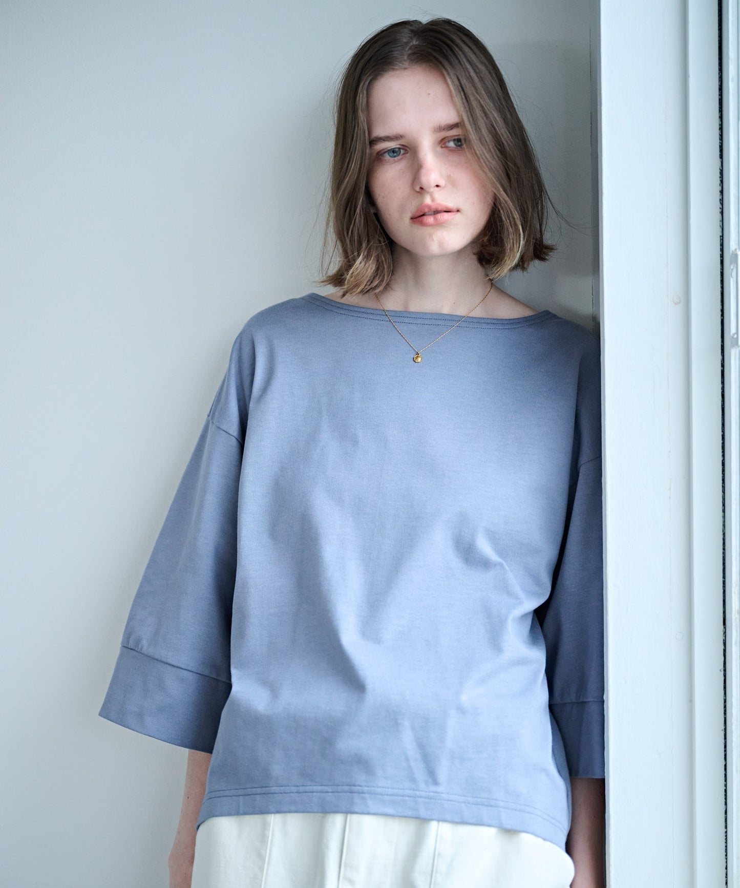 BACK HEM LINE BASQUE SHIRTS / MIL26HCS3477
