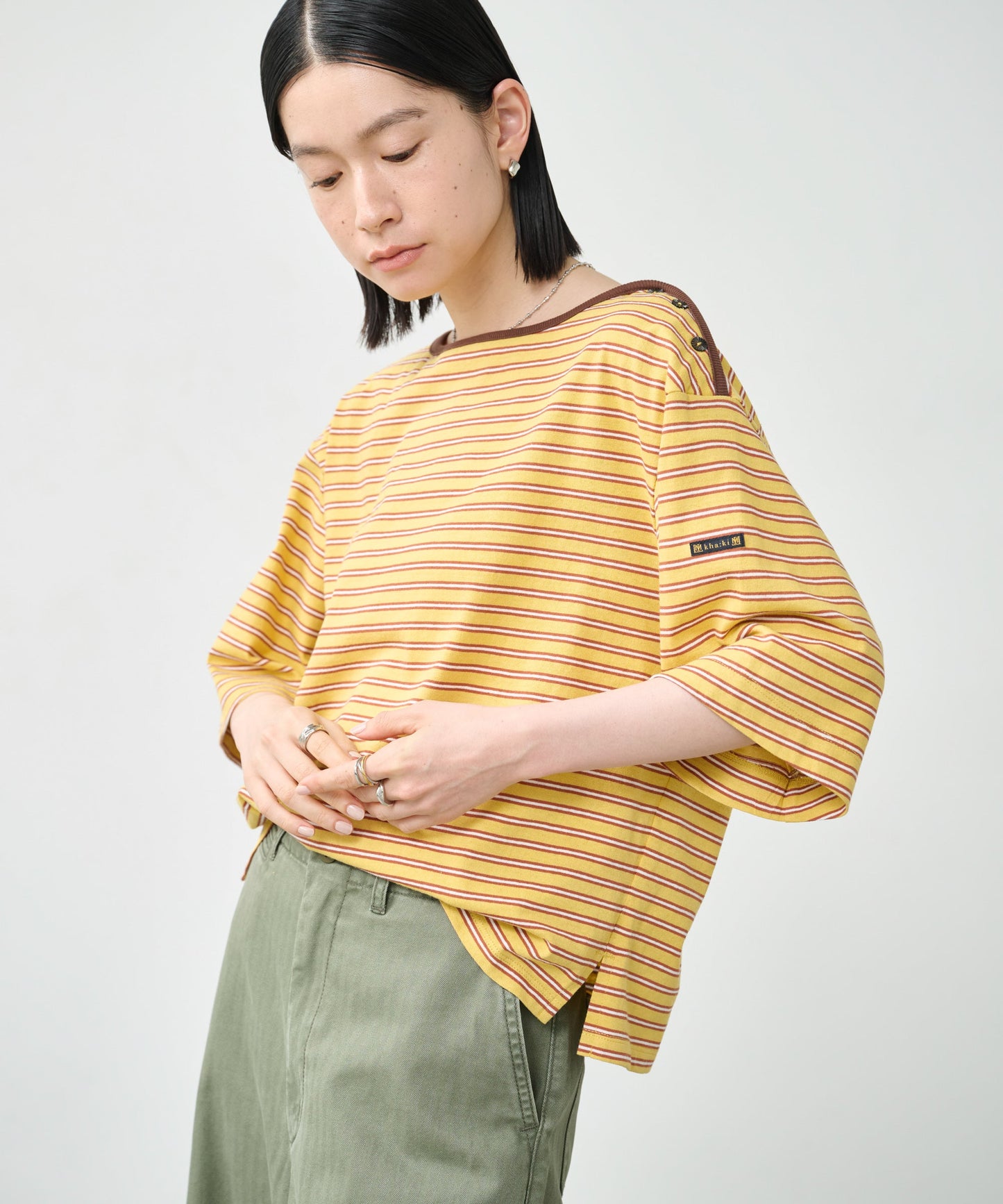 MULTI STRIPED TOP / MIL26HCS3481