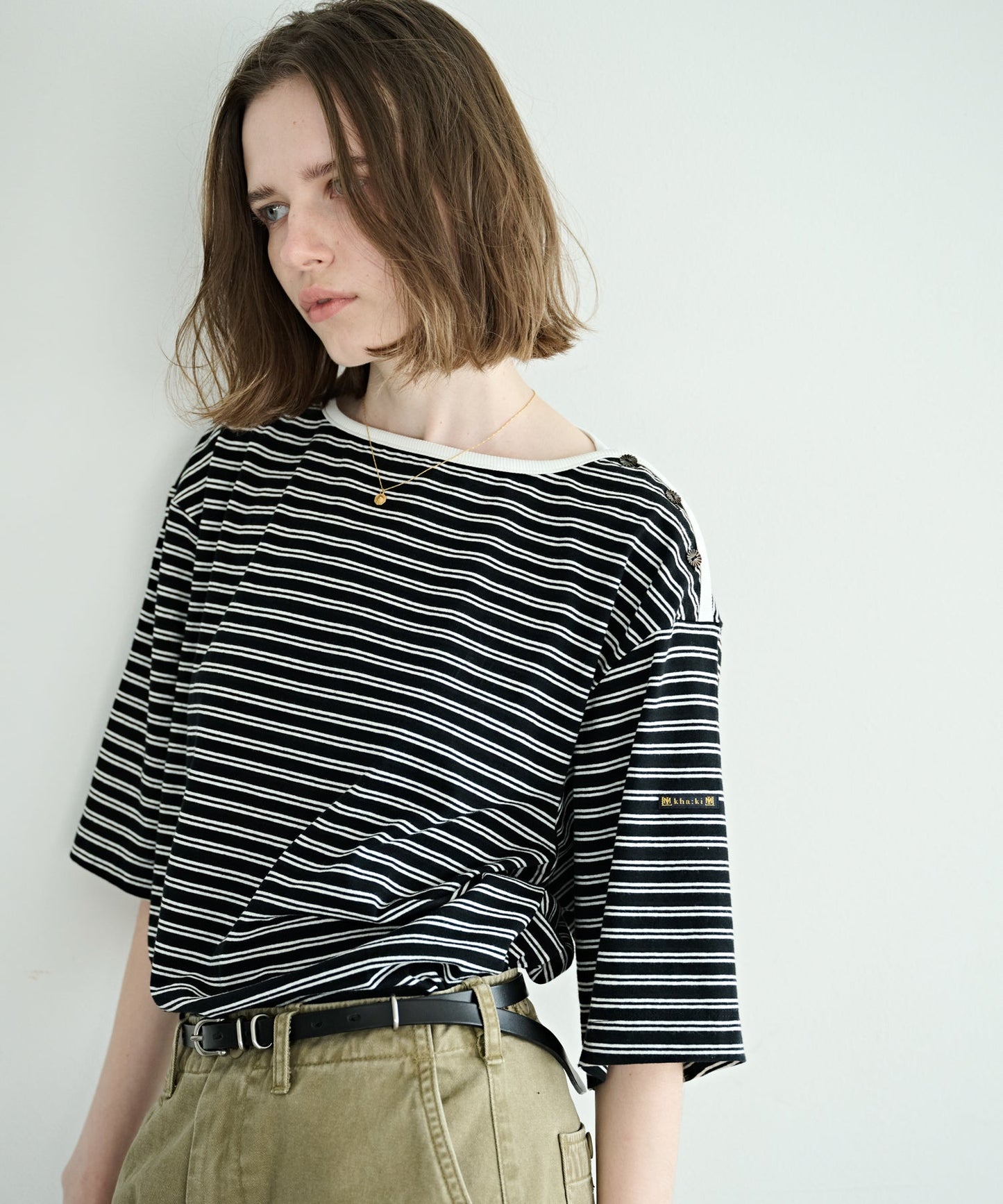 MULTI STRIPED TOP / MIL26HCS3481