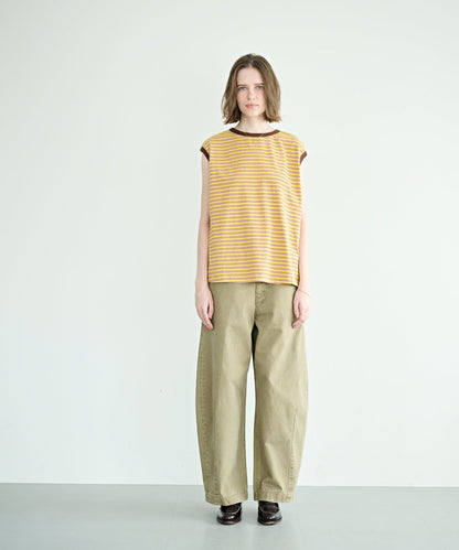 MULTI STRIPED SLEEVELESS TOP / MIL26HCS3482