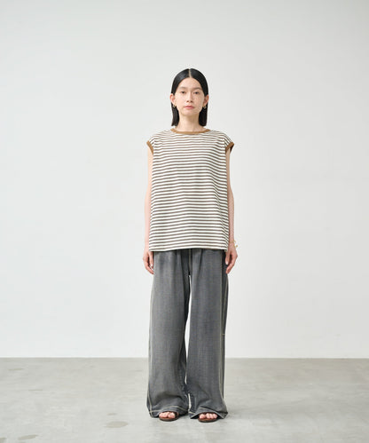 MULTI STRIPED SLEEVELESS TOP / MIL26HCS3482