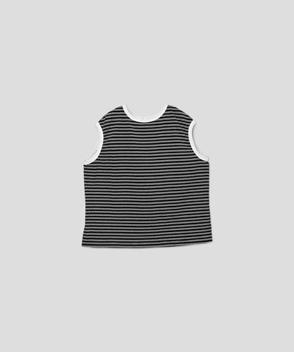 MULTI STRIPED SLEEVELESS TOP / MIL26HCS3482
