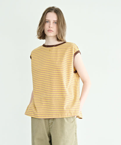 MULTI STRIPED SLEEVELESS TOP / MIL26HCS3482
