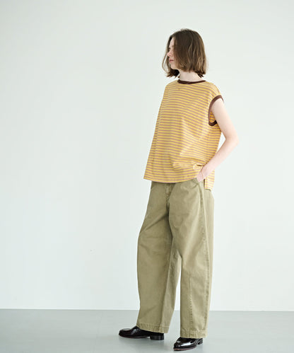 MULTI STRIPED SLEEVELESS TOP / MIL26HCS3482