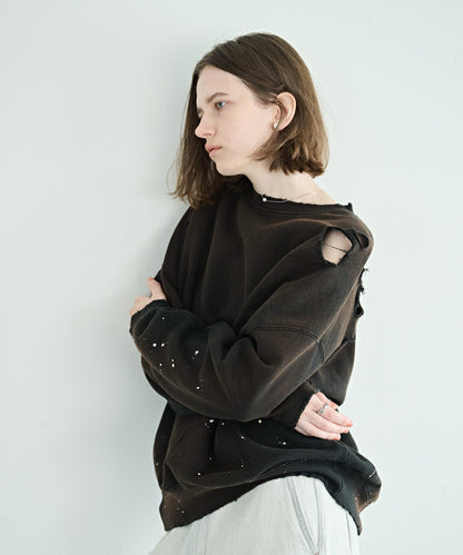 DAMEGE & PAINT SWEAT SHIRTS / MIL26HCS3485