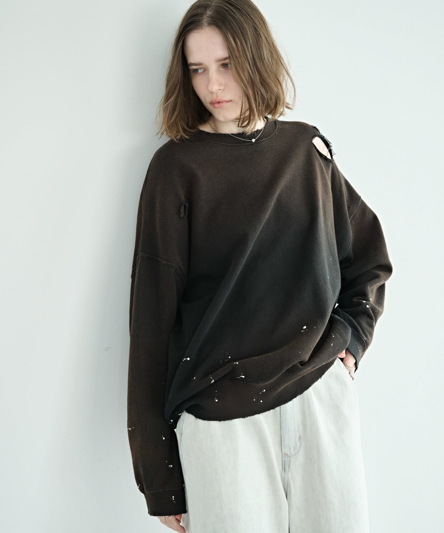 DAMEGE & PAINT SWEAT SHIRTS / MIL26HCS3485