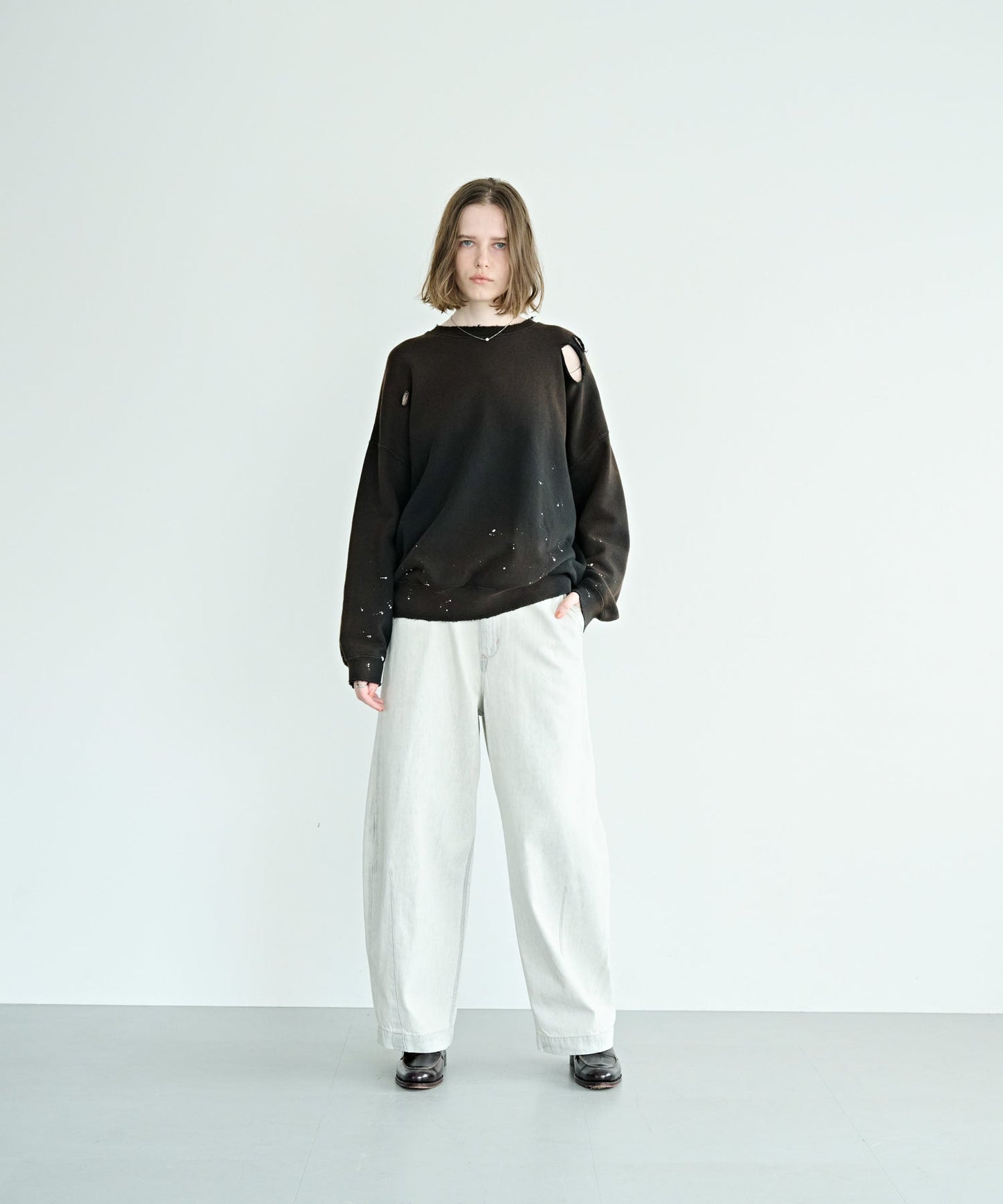 DAMEGE & PAINT SWEAT SHIRTS / MIL26HCS3485