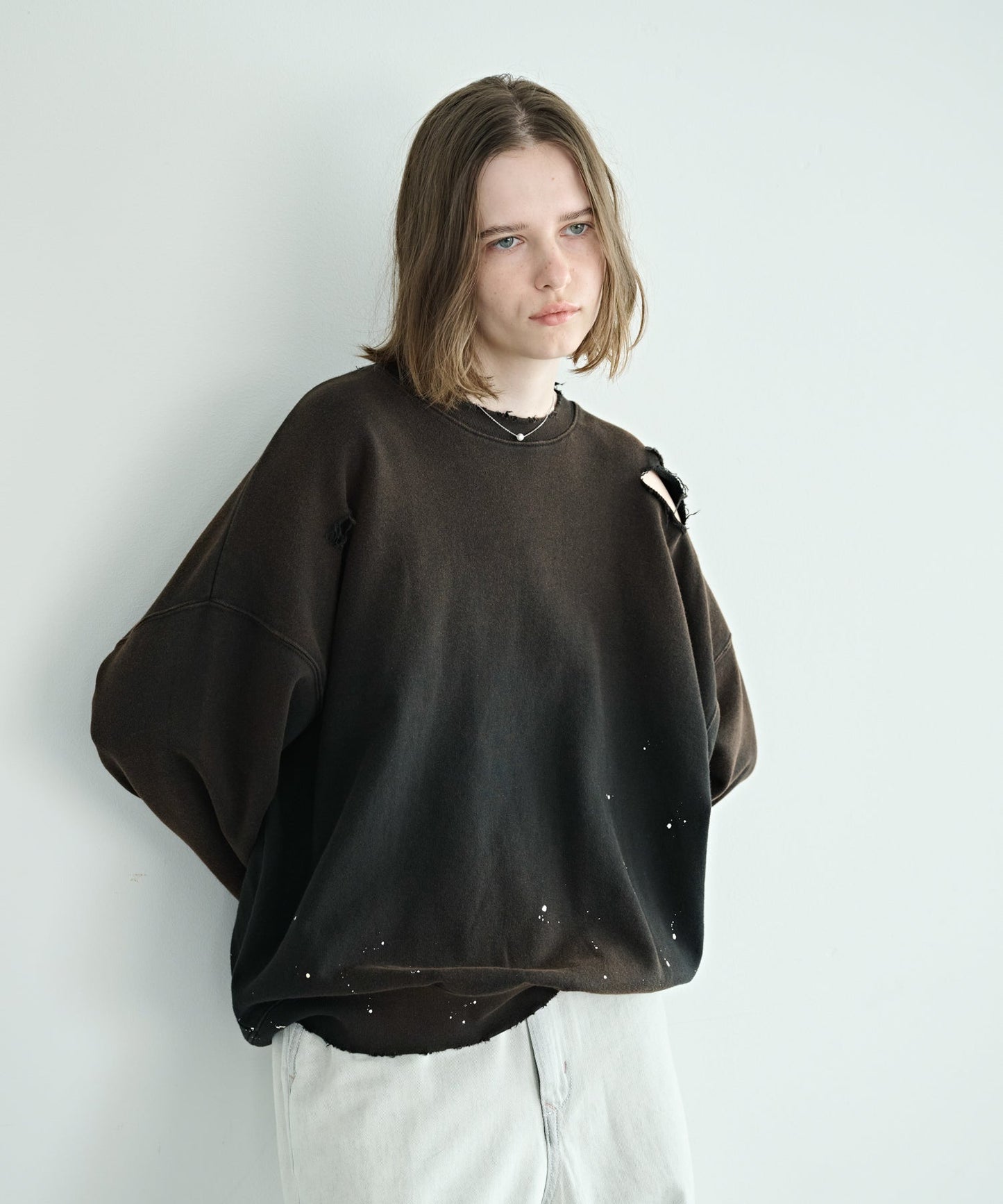 DAMEGE & PAINT SWEAT SHIRTS / MIL26HCS3485