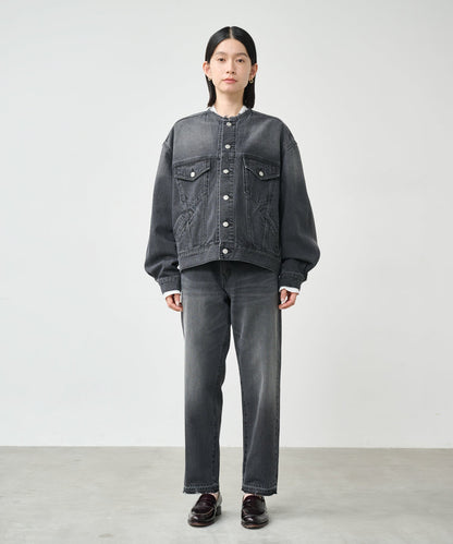 CUT OFF COLLAR DENIM JKT / MIL26HJK3245