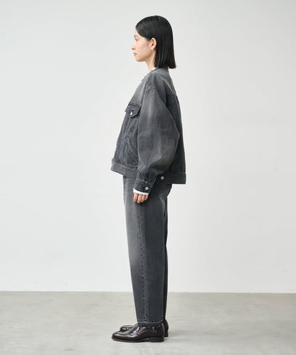 CUT OFF COLLAR DENIM JKT / MIL26HJK3245