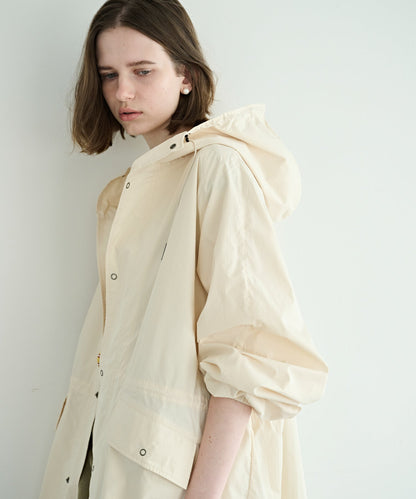 LIGHT RIP HOODED COAT / MIL26HJK3246