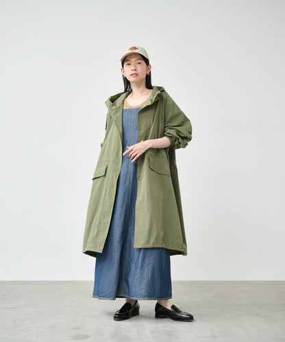 LIGHT RIP HOODED COAT / MIL26HJK3246