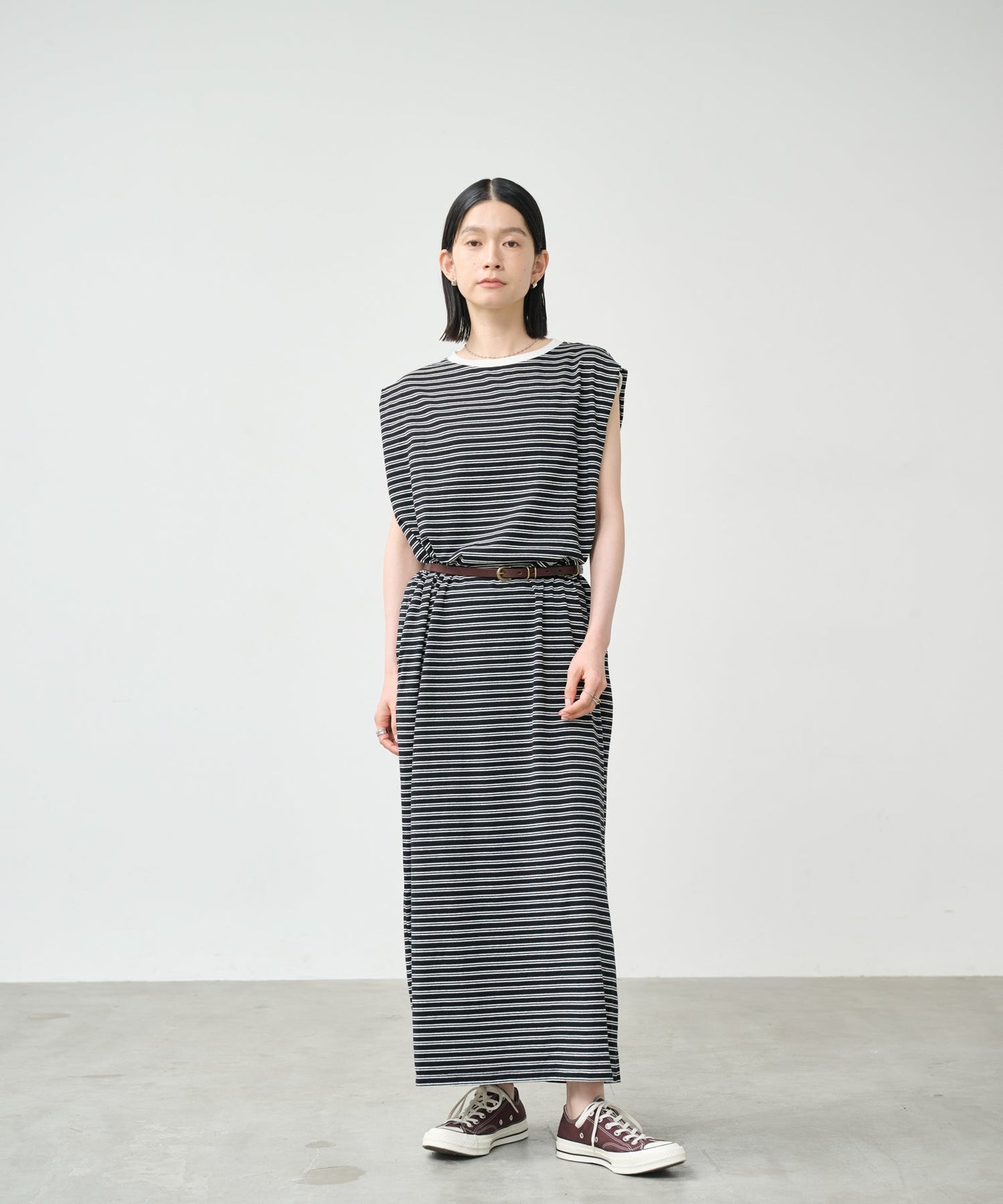 MULTI STRIPED DRESS / MIL26HOP3104