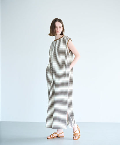 MULTI STRIPED DRESS / MIL26HOP3104