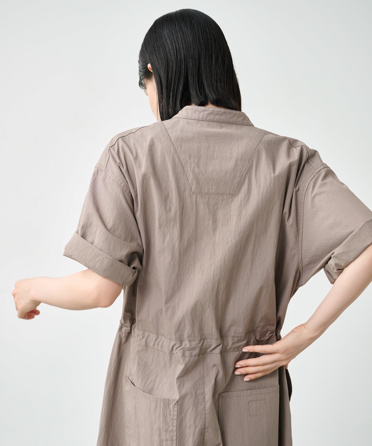 HALF SLEEVE JUMPSUIT / MIL26HPT3247