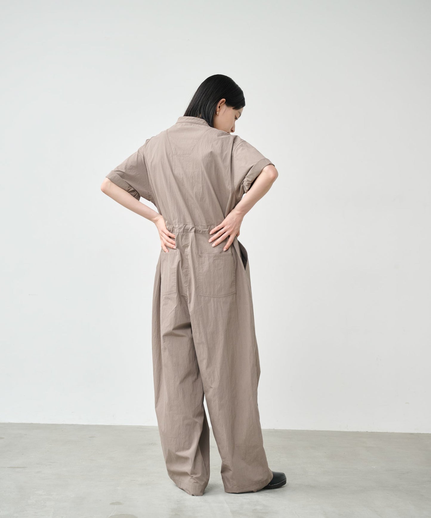 HALF SLEEVE JUMPSUIT / MIL26HPT3247