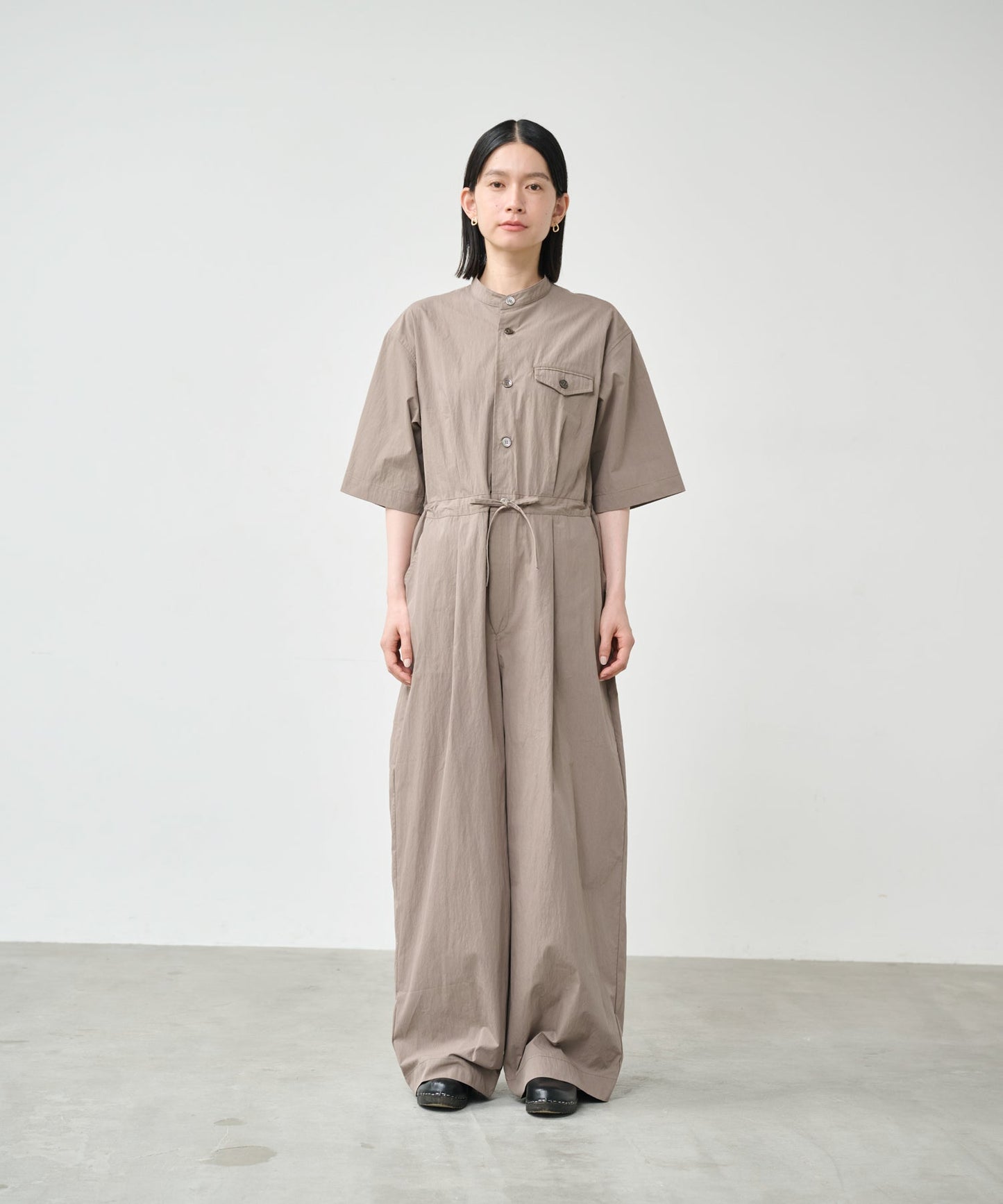 HALF SLEEVE JUMPSUIT / MIL26HPT3247