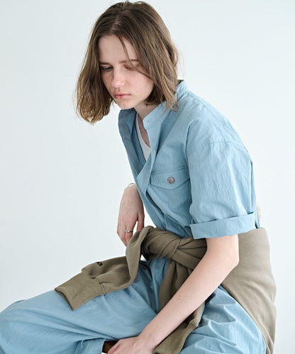 HALF SLEEVE JUMPSUIT / MIL26HPT3247