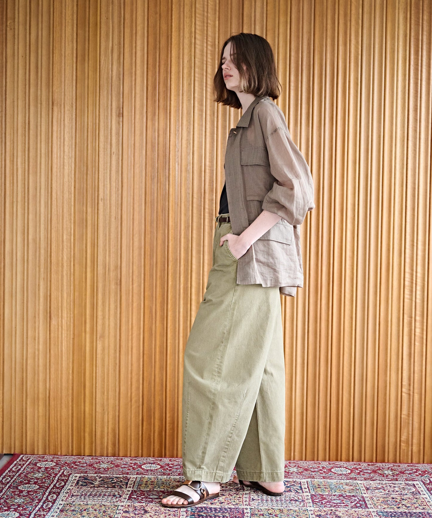 OVAL WIDE TROUSERS / MIL26HPT3250