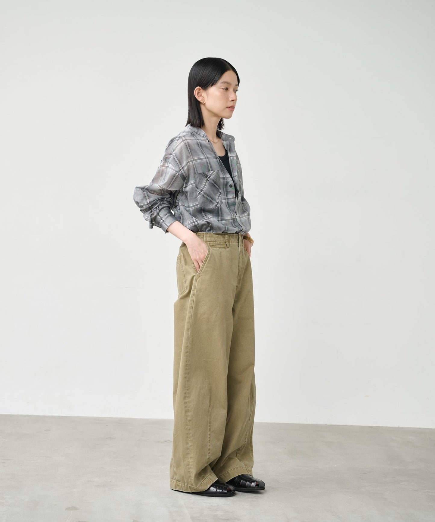 OVAL WIDE TROUSERS / MIL26HPT3250